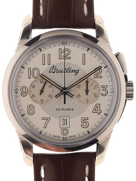 Breitling Gents manual wind Wristwatch Chronograph 